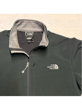 Women's The North Face Black Gray Apex Full Zip Jacket Large